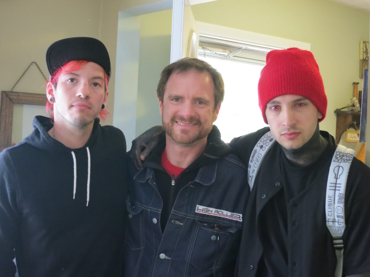 Josh, Matt, & Tyler. High Roller and Twnety One Pilots
